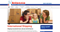 Desktop Screenshot of britannia-shipping.co.uk